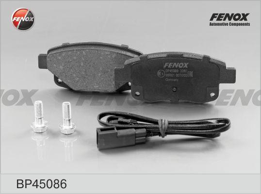 Fenox BP45086 - Гальмівні колодки, дискові гальма autocars.com.ua