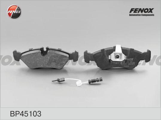 Fenox BP45103 - Тормозные колодки, дисковые, комплект avtokuzovplus.com.ua