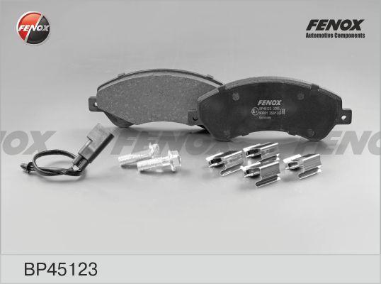 Fenox BP45123 - Тормозные колодки, дисковые, комплект autodnr.net