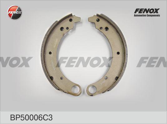 Fenox BP50006C3 - Комплект тормозных колодок, барабанные autodnr.net