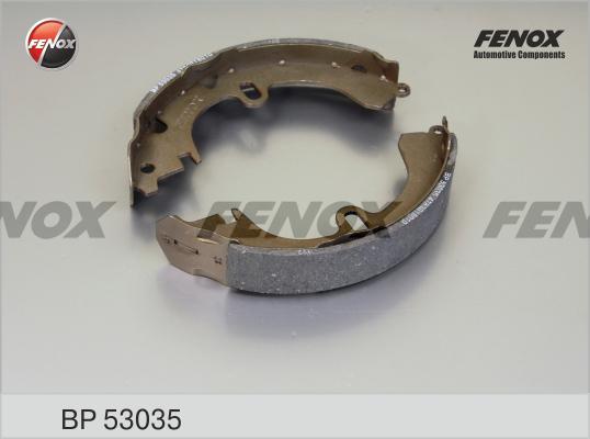 Fenox BP53035 - Комплект гальм, барабанний механізм autocars.com.ua