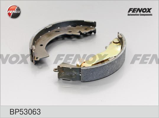 Fenox BP53063 - Комплект тормозных колодок, барабанные autodnr.net