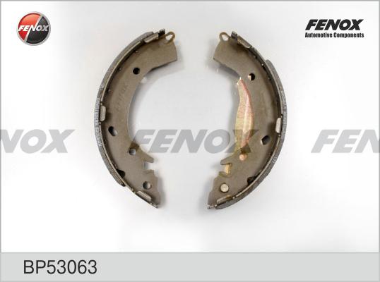 Fenox BP53063 - Комплект гальм, барабанний механізм autocars.com.ua