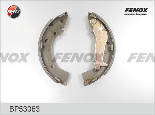 Fenox BP53063 - Комплект гальм, барабанний механізм autocars.com.ua