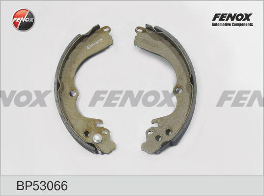 Fenox BP53066 - Комплект гальм, барабанний механізм autocars.com.ua