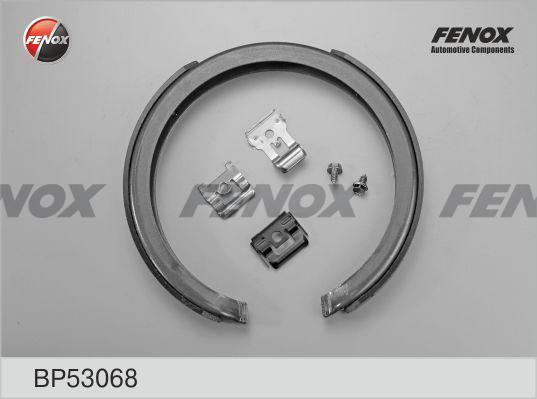 Fenox BP53068 - Комплект тормозных колодок, барабанные autodnr.net