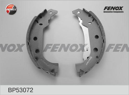 Fenox BP53072 - Комплект тормозных колодок, барабанные autodnr.net