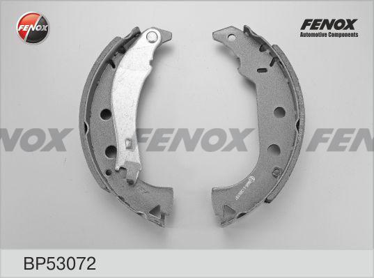 Fenox BP53072 - Комплект гальм, барабанний механізм autocars.com.ua