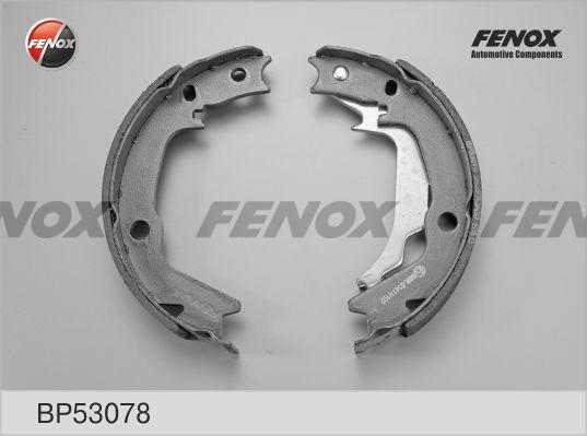 Fenox BP53078 - Комплект гальм, барабанний механізм autocars.com.ua