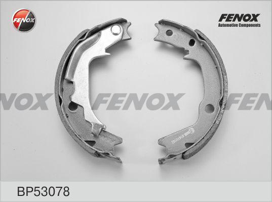 Fenox BP53078 - Комплект тормозных колодок, барабанные autodnr.net