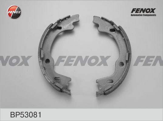 Fenox BP53081 - Комплект гальм, барабанний механізм autocars.com.ua