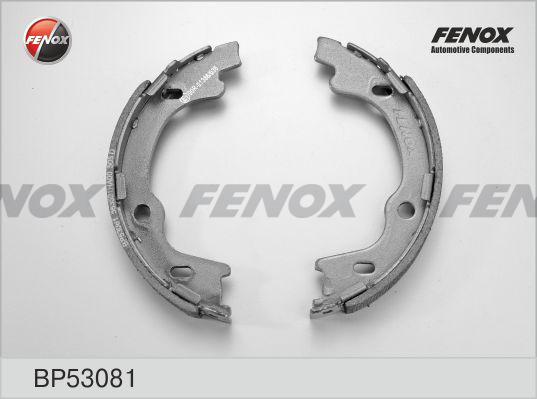 Fenox BP53081 - Комплект тормозных колодок, барабанные autodnr.net