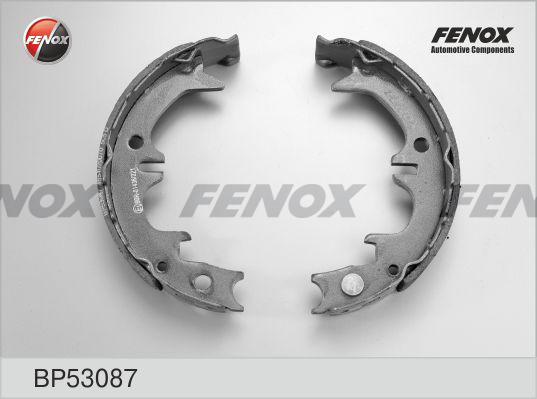 Fenox BP53087 - Комплект тормозных колодок, барабанные autodnr.net