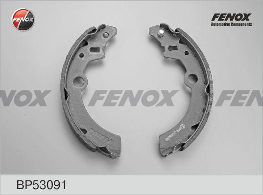 Fenox BP53091 - Комплект тормозных колодок, барабанные avtokuzovplus.com.ua