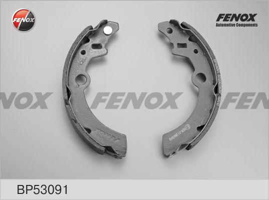 Fenox BP53091 - Комплект тормозных колодок, барабанные avtokuzovplus.com.ua