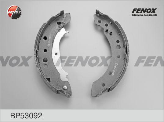 Fenox BP53092 - Комплект тормозных колодок, барабанные autodnr.net