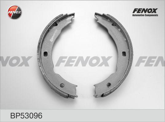 Fenox BP53096 - Комплект гальм, барабанний механізм autocars.com.ua