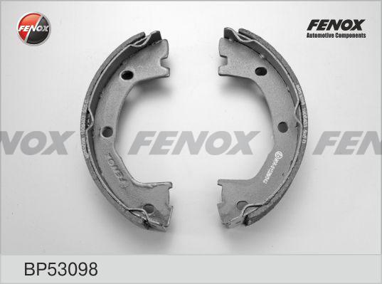 Fenox BP53098 - Комплект гальм, барабанний механізм autocars.com.ua