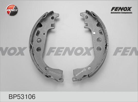Fenox BP53106 - Комплект тормозных колодок, барабанные autodnr.net