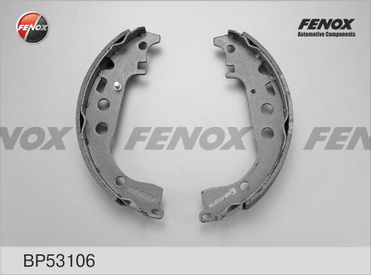 Fenox BP53106 - Комплект гальм, барабанний механізм autocars.com.ua