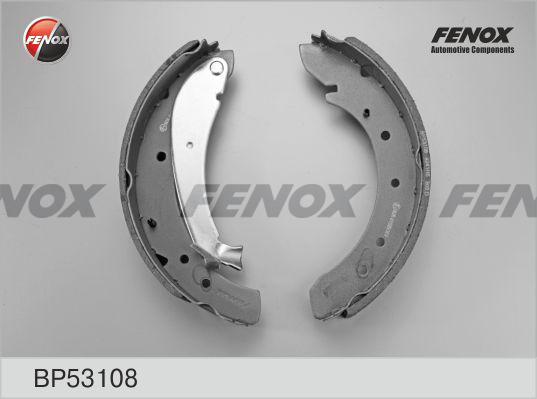 Fenox BP53108 - Комплект гальм, барабанний механізм autocars.com.ua