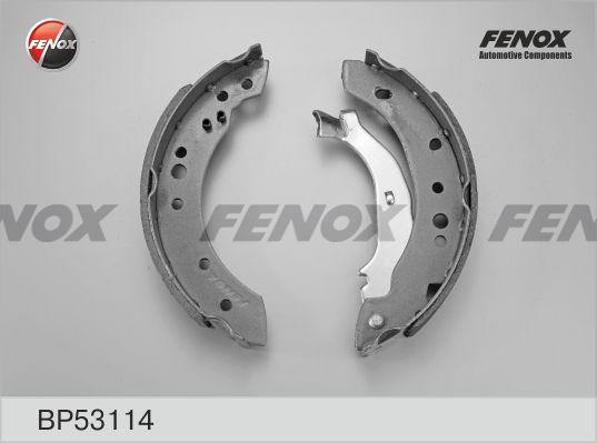 Fenox BP53114 - Комплект тормозных колодок, барабанные autodnr.net