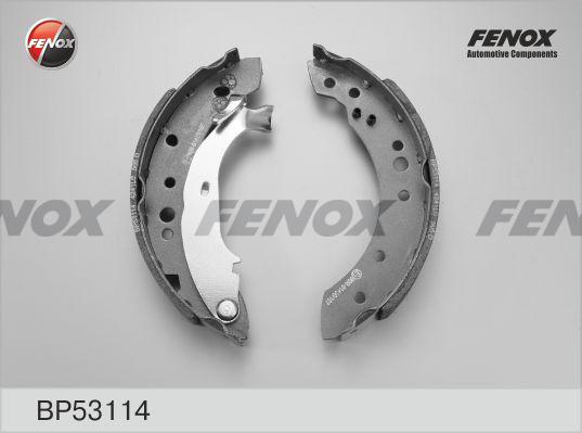 Fenox BP53114 - Комплект гальм, барабанний механізм autocars.com.ua