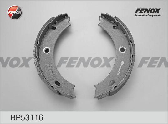 Fenox BP53116 - Комплект тормозных колодок, барабанные autodnr.net