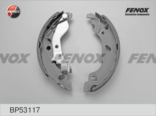Fenox BP53117 - Комплект гальм, барабанний механізм autocars.com.ua