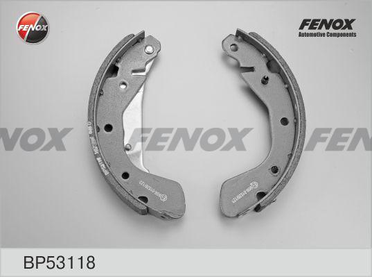 Fenox BP53118 - Комплект гальм, барабанний механізм autocars.com.ua