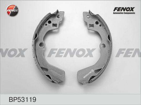 Fenox BP53119 - Комплект тормозных колодок, барабанные autodnr.net