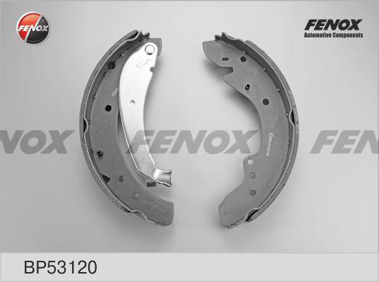 Fenox BP53120 - Комплект тормозных колодок, барабанные autodnr.net