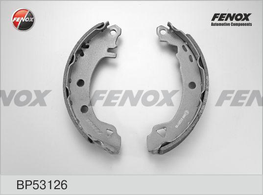 Fenox BP53126 - Комплект гальм, барабанний механізм autocars.com.ua