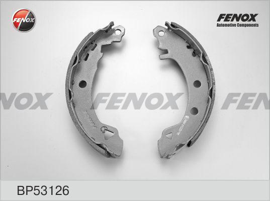 Fenox BP53126 - Комплект гальм, барабанний механізм autocars.com.ua