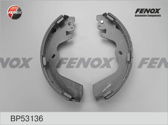 Fenox BP53136 - Комплект гальм, барабанний механізм autocars.com.ua