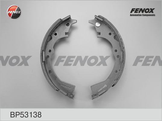 Fenox BP53138 - Комплект тормозных колодок, барабанные autodnr.net