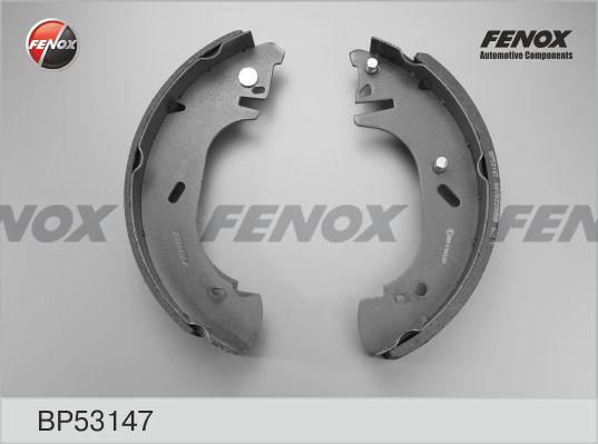 Fenox BP53147 - Комплект гальм, барабанний механізм autocars.com.ua