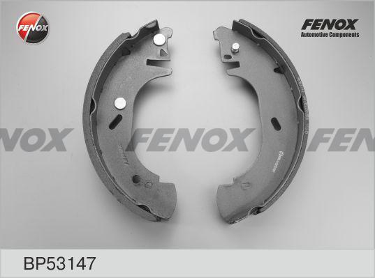 Fenox BP53147 - Комплект гальм, барабанний механізм autocars.com.ua