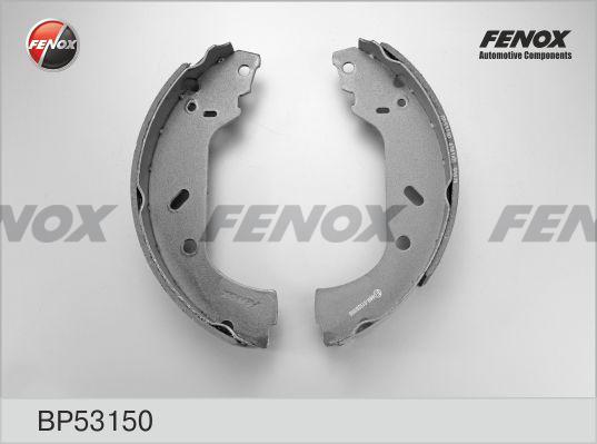 Fenox BP53150 - Комплект гальм, барабанний механізм autocars.com.ua