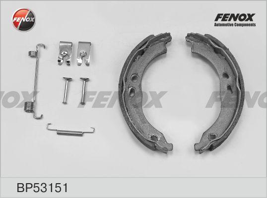 Fenox BP53151 - Комплект гальм, барабанний механізм autocars.com.ua