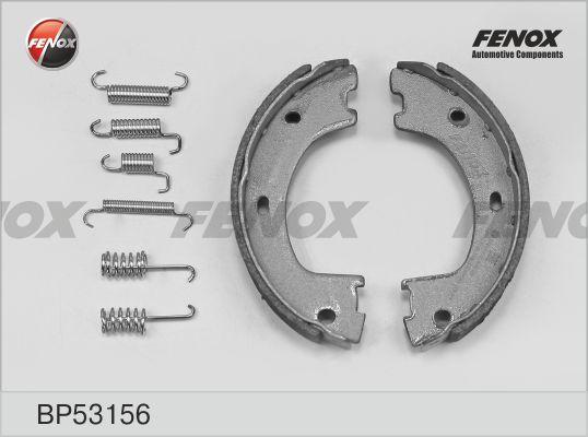 Fenox BP53156 - Комплект тормозных колодок, барабанные autodnr.net