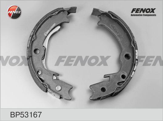 Fenox BP53167 - Комплект тормозных колодок, барабанные avtokuzovplus.com.ua