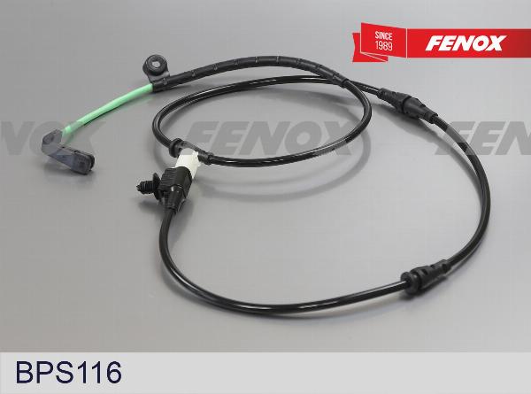 Fenox BPS116 - Покажчик зносу, накладка гальмівної колодки autocars.com.ua