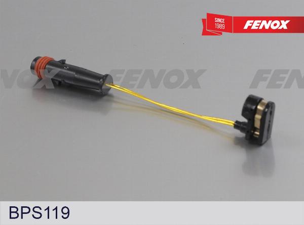 Fenox BPS119 - Покажчик зносу, накладка гальмівної колодки autocars.com.ua