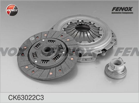 Fenox CK63022C3 - Комплект зчеплення autocars.com.ua