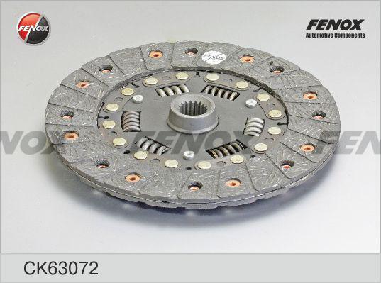 Fenox CK63072 - Комплект сцепления avtokuzovplus.com.ua