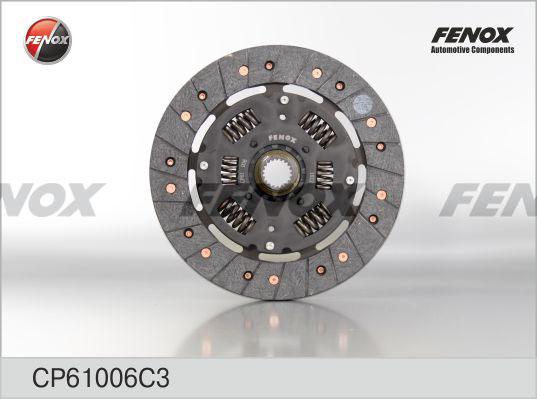 Fenox CP61006C3 - Диск зчеплення autocars.com.ua