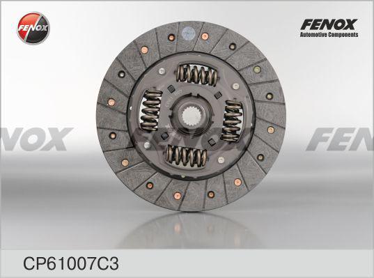Fenox CP61007C3 - Диск зчеплення autocars.com.ua