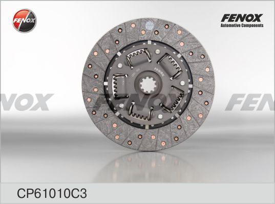 Fenox cp61010c3 - Диск сцепления, фрикцион autodnr.net