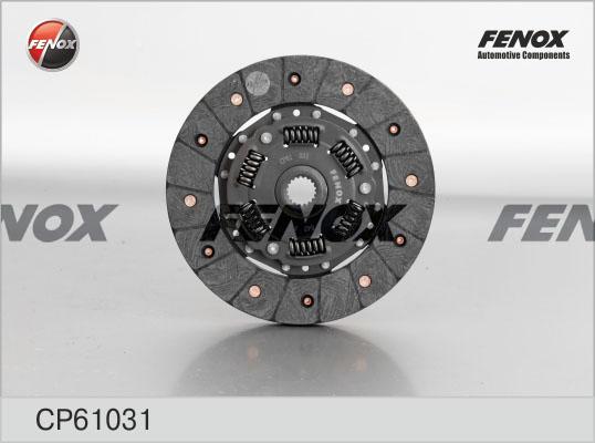 Fenox cp61031 - Диск сцепления, фрикцион autodnr.net